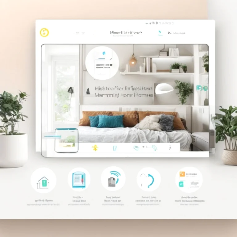 Illustration depicting secure smart home device shopping on HomeAllsa marketplace