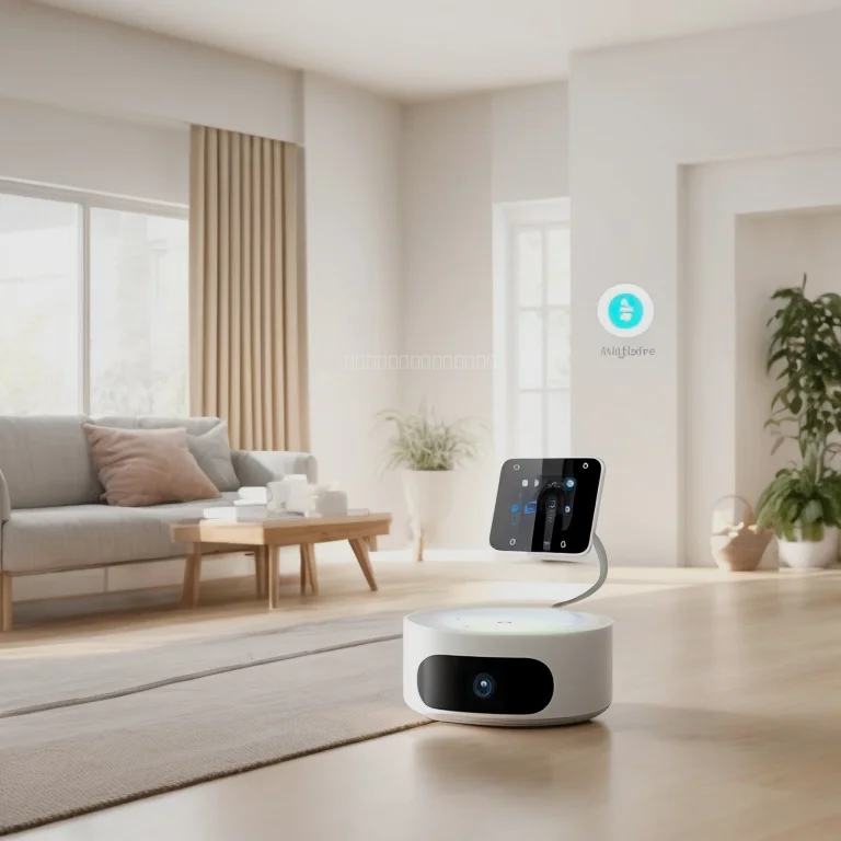 Illustration of AI-enabled smart home devices